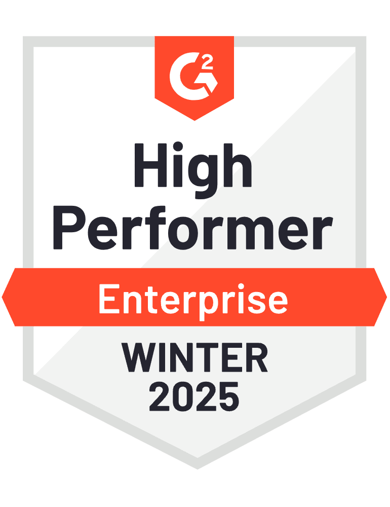 G2 High Performer Enterprise Winter 2025