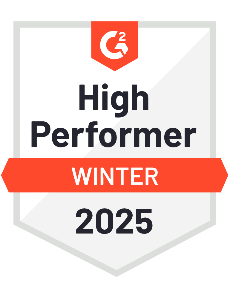 G2 High Performer Winter 2025